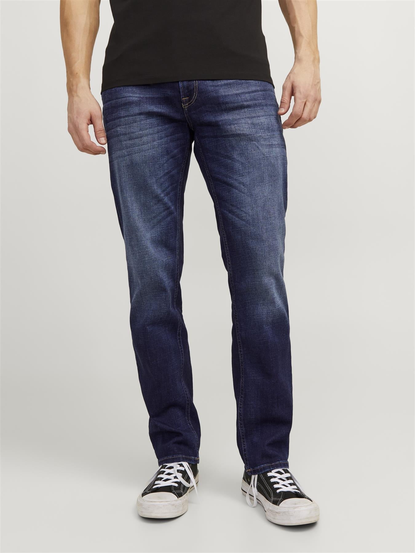 Jack & Jones Regular Fit Jeans For Men - JJICLARK JJORIGINAL JOS 278 NOOS in Blue Denim, 27W-38W