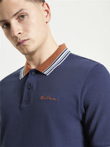 Ben Sherman House Collar Polo Shirt For Men in Dark Navy, 2XL-5XL