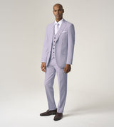 Skopes Beckett Suit Tailored Fit Trouser For Men ins Lilac Pink, 30W-58W