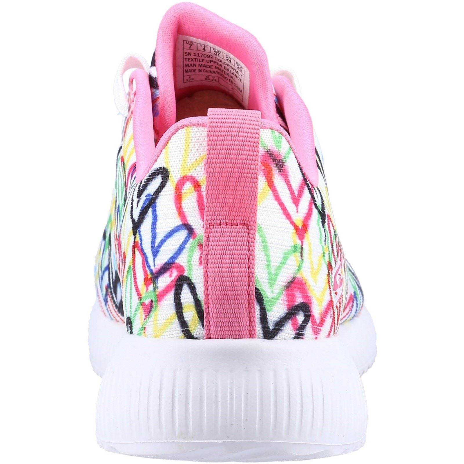 Skechers (GAR117092) Ladies Sports BOBS Squad Starry Love in UK 3 to 8