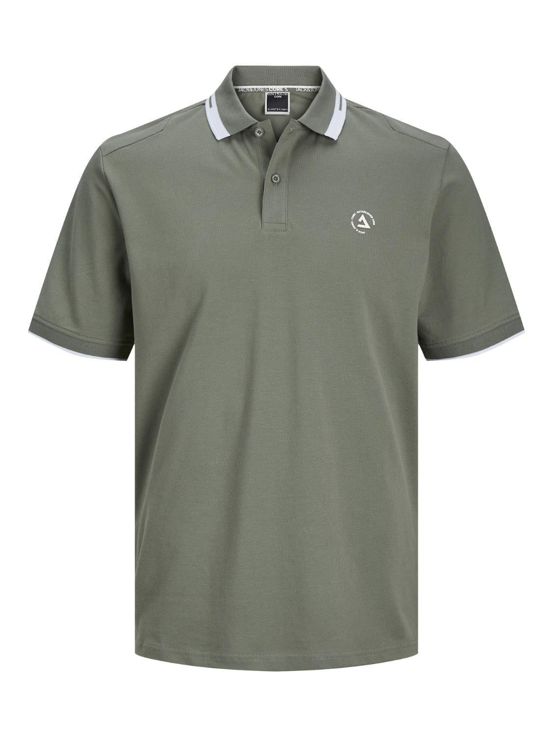 Jack & Jones Plus Men's JCOHASS Short Sleeve Polo Shirt 3 Colours, 1XL to 6XL
