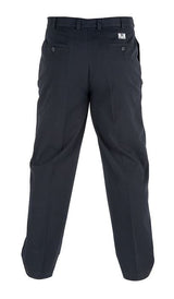 DUKE LONDON PEACHED AND WASHED COTTON CHINO TROUSERS IN WAIST SIZE 42 TO 60" & INSIDELEG 30/32/34", NAVY AND BEIGE COLORS
