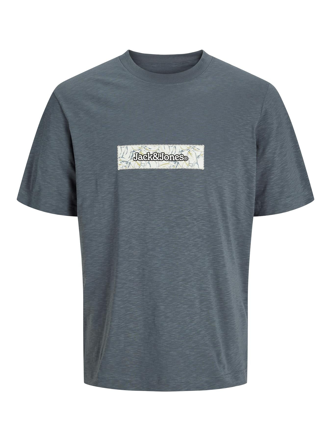 Jack & Jones Short Sleeves T-shirt For Men (JORSPLIT AOP BRANDING) in 3 Colours, S-XXL