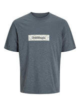 Jack & Jones Short Sleeves T-shirt For Men (JORSPLIT AOP BRANDING) in 3 Colours, S-XXL