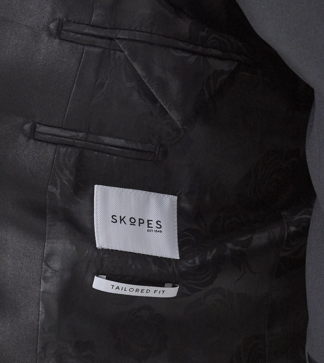 Skopes Barney Dinner Suit Jacket For Men's in Black, 34S to 52L