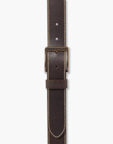 Wrangler Men's Premium Leather Stitched Belt in Brown & Black Size 80" to 115"