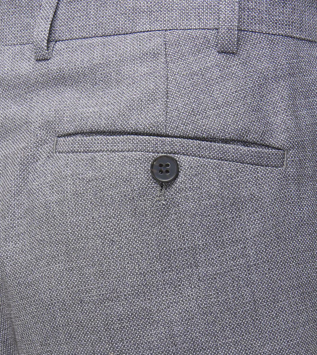 Skopes Men's Tailored Fit Harcourt Trouser in Silver Waist 28 - 64