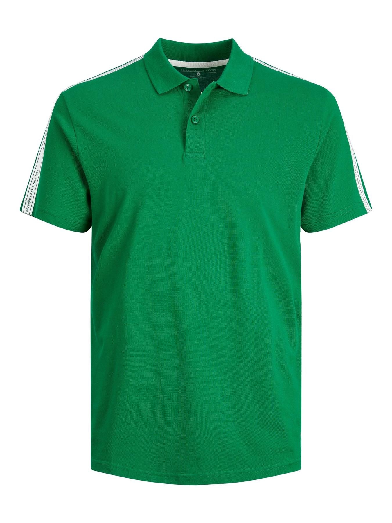 Jack & Jones (12240695) Men's JCOSPIRIT Tape Polo in 4 Color Options 1XL to 6XL