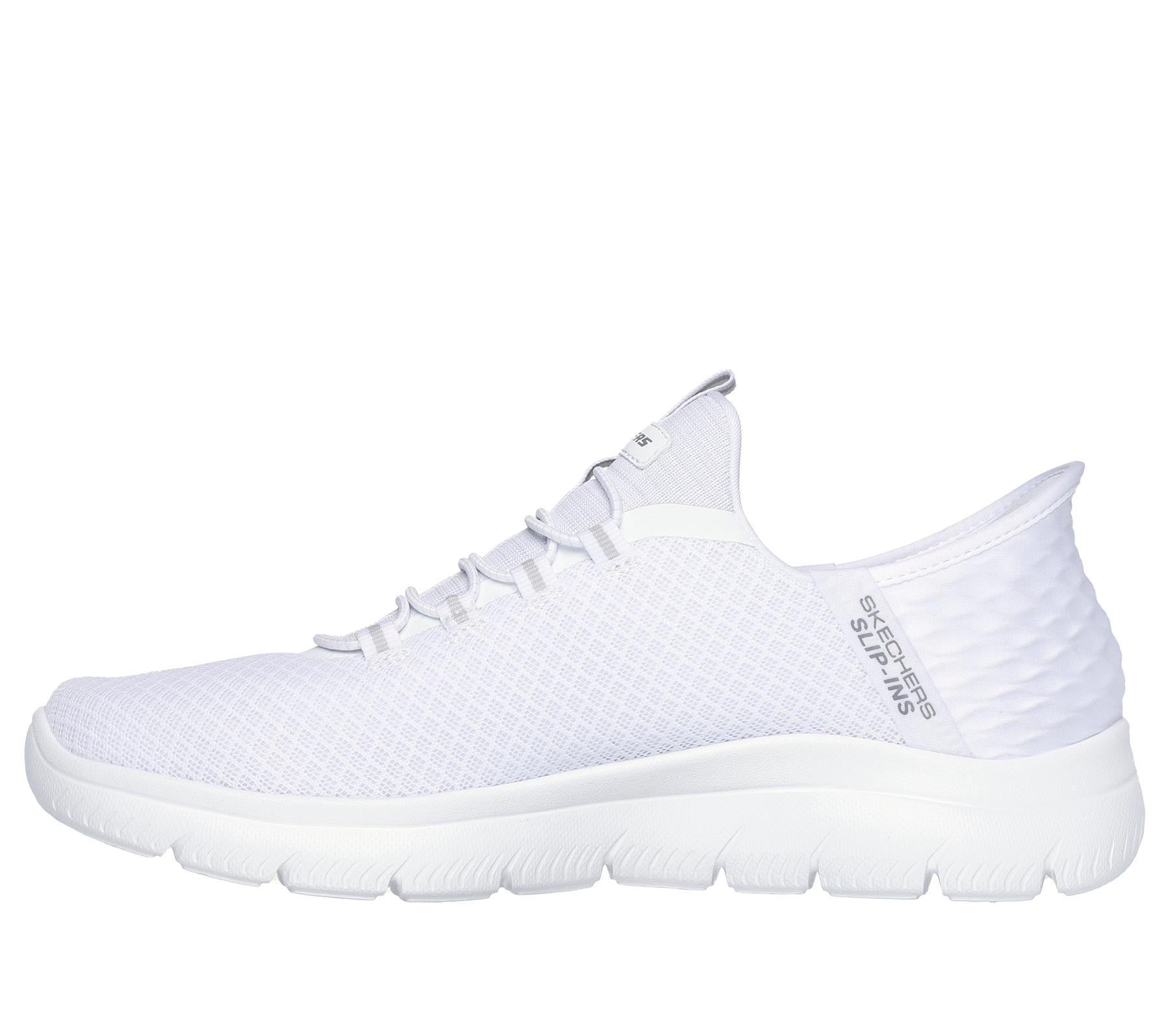 Skechers Slip On Sneaker Shoe For Men Summits High Range Mesh Slip-Ins in White, 5.5-14