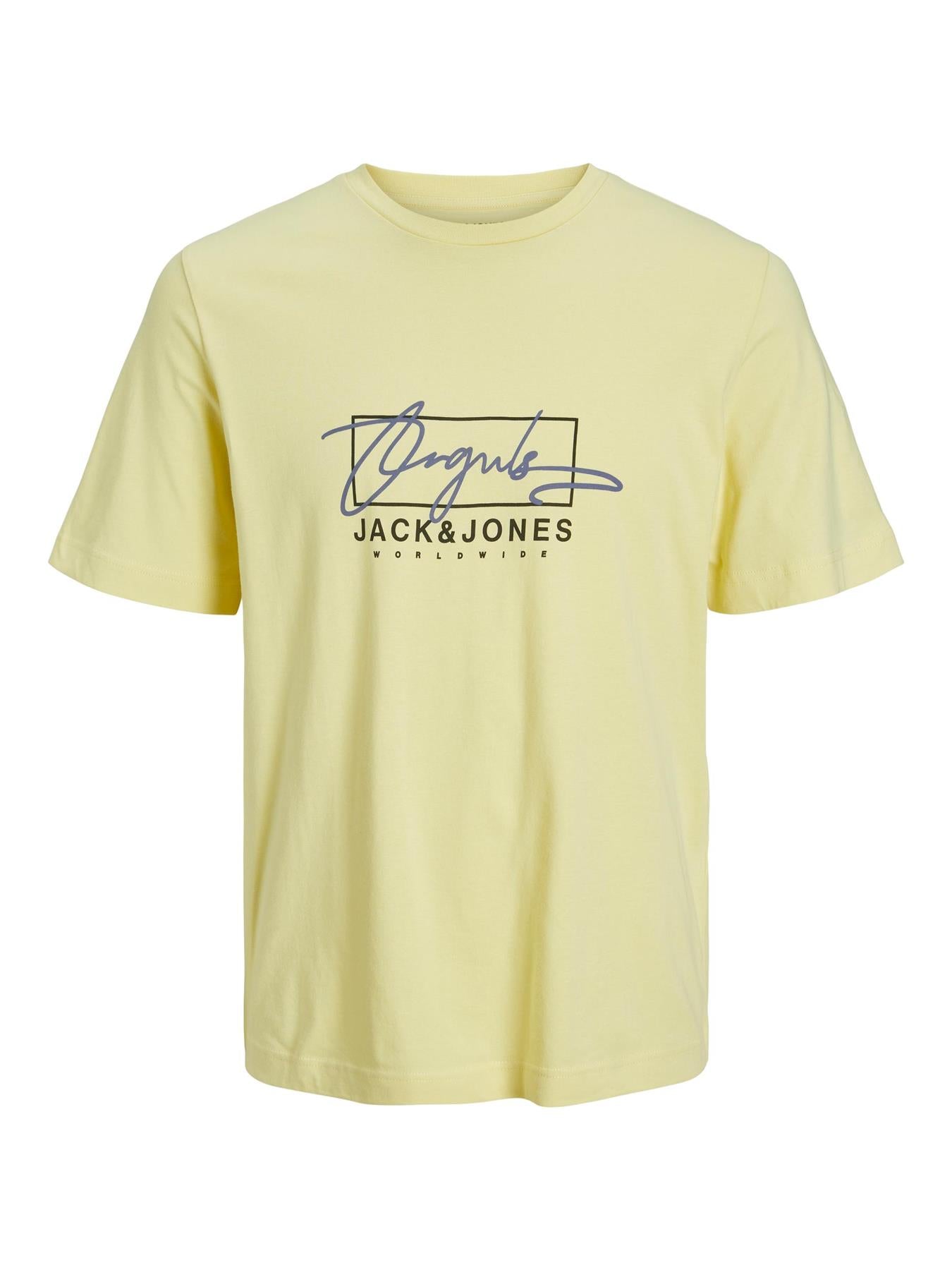 Jack & Jones (12239617) Men's JORSPLASH Branding T-Shirt in 3 Color Options 1XL to 6XL