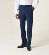 Skopes Wright Suit Tailored Fit Trouser For Men in Navy Blue Pinstripe, 30W-58W