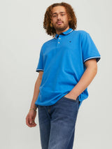 Jack & Jones (12143859) Men's Plus Size JJEPAULOS Polo Shirt in 6 Colours 2XL to 6XL