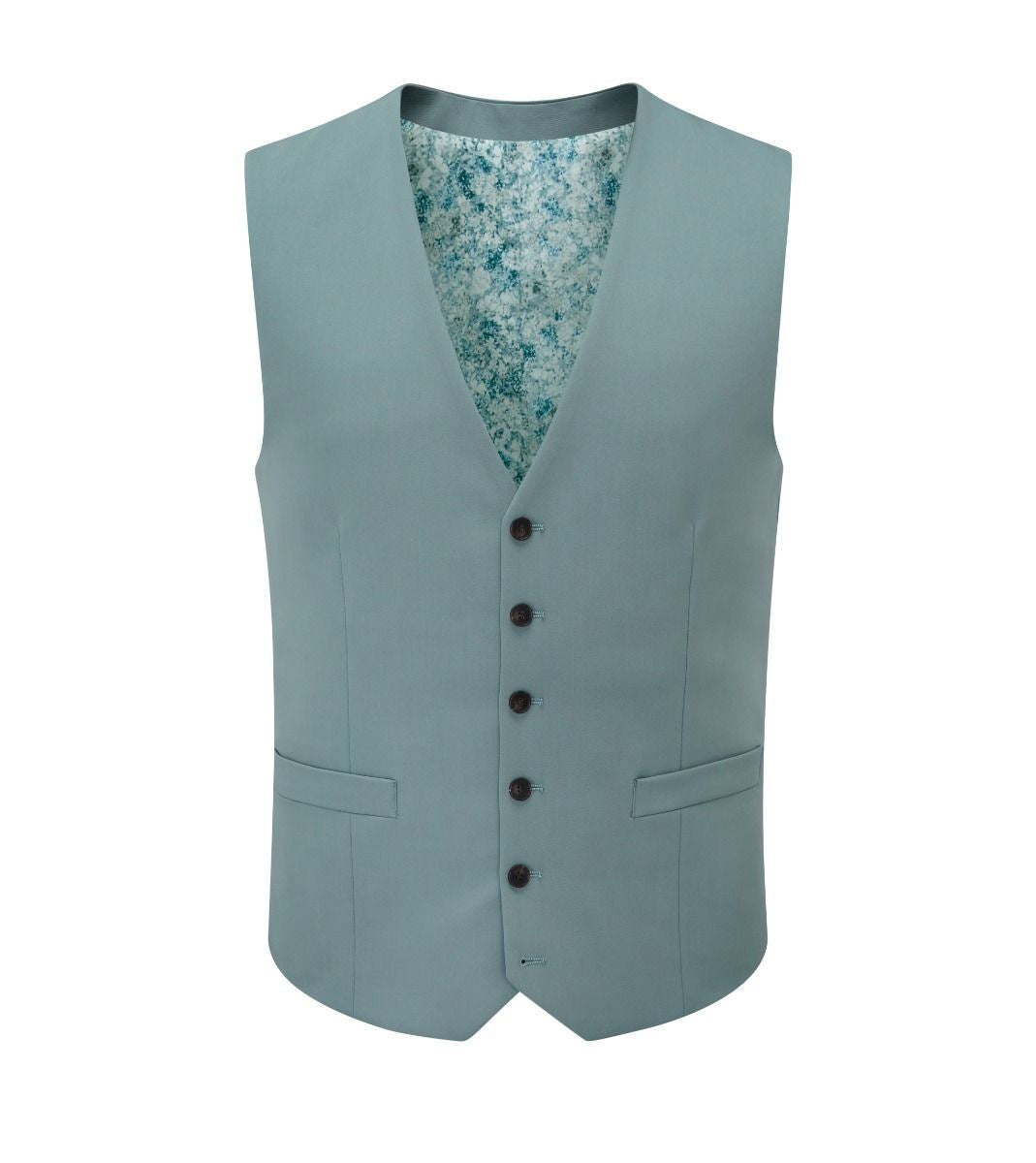 Skopes Beckett Suit Waistcoat For Men in Mint Green, 36R-62R