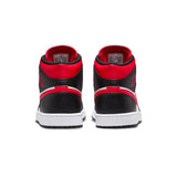 Jordan 1 Mid 'Black Fire Red'