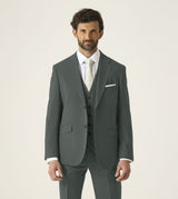 Skopes Beckett Suit Tailored Fit Jacket For Men in Mid Green, 36S-62L