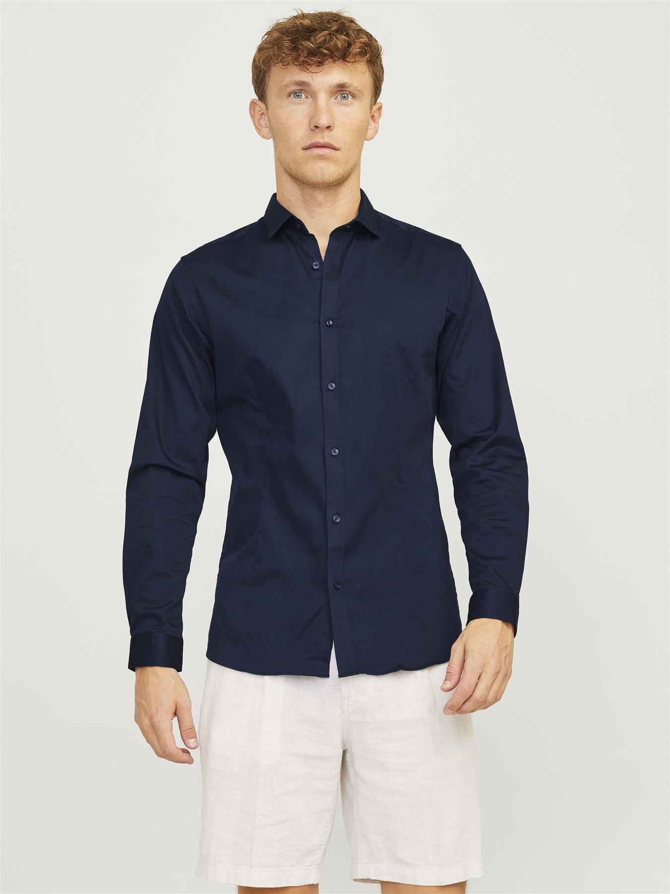 Jack & Jones Long Sleeves Noos Shirt For Men (JPRBLAPARMA) in 6 Colours, L-XL