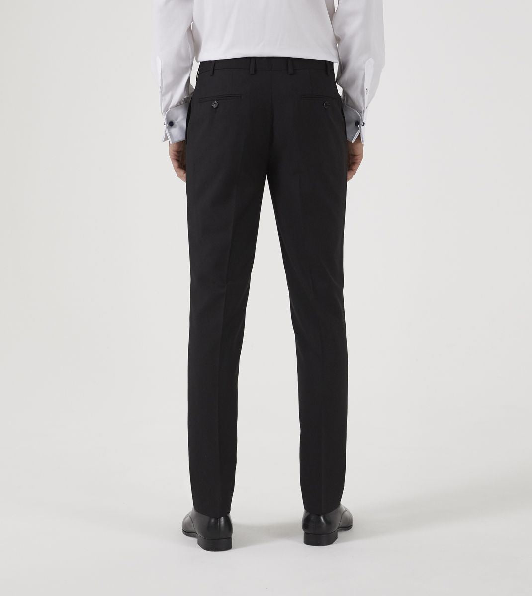 Skopes Milan Suit Trouser For Mens in Black, Waist 28 to 40