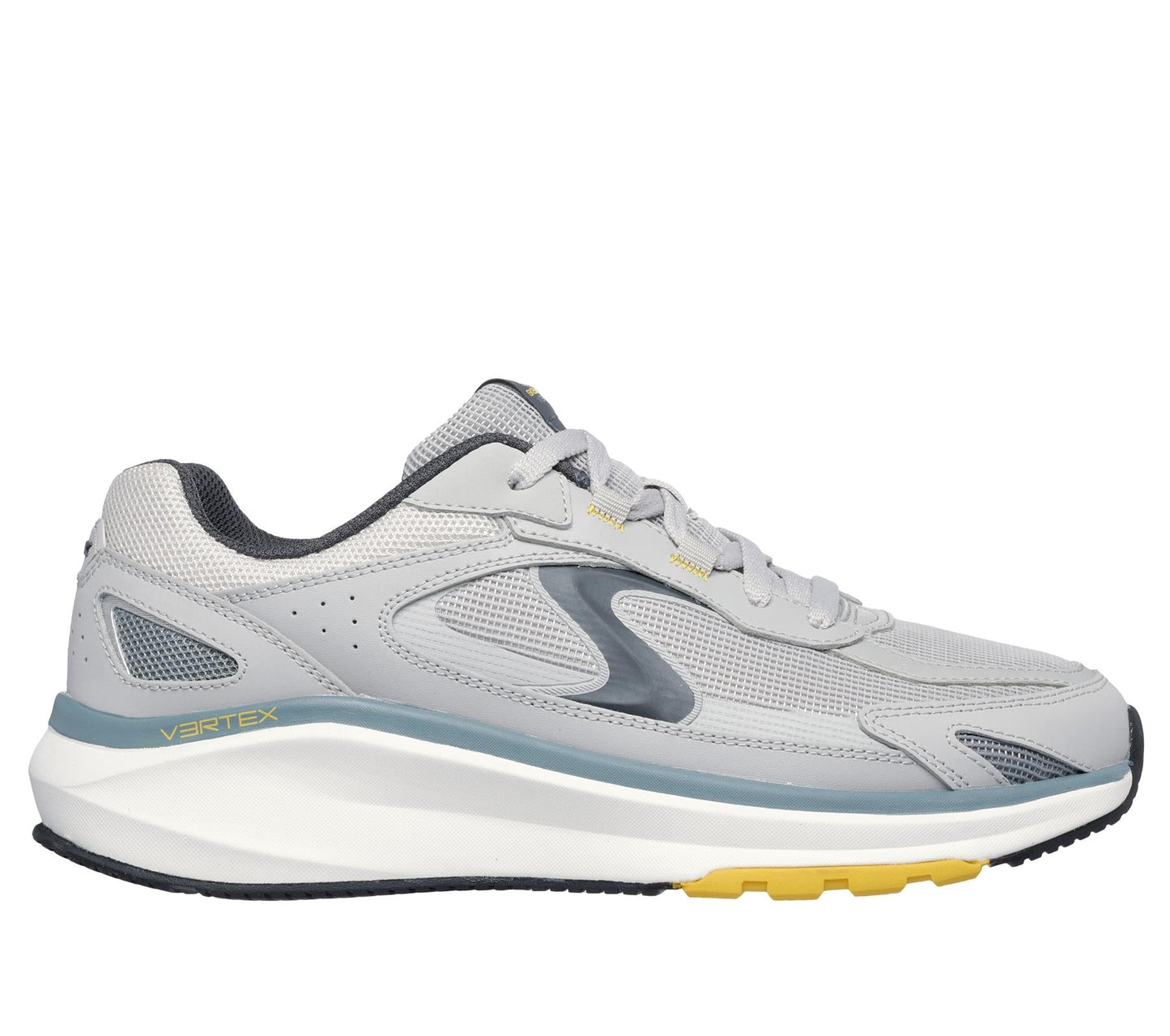 Skechers Lace Up Sneaker Shoe For Men Vertex Arke in Gray, 5.5-13