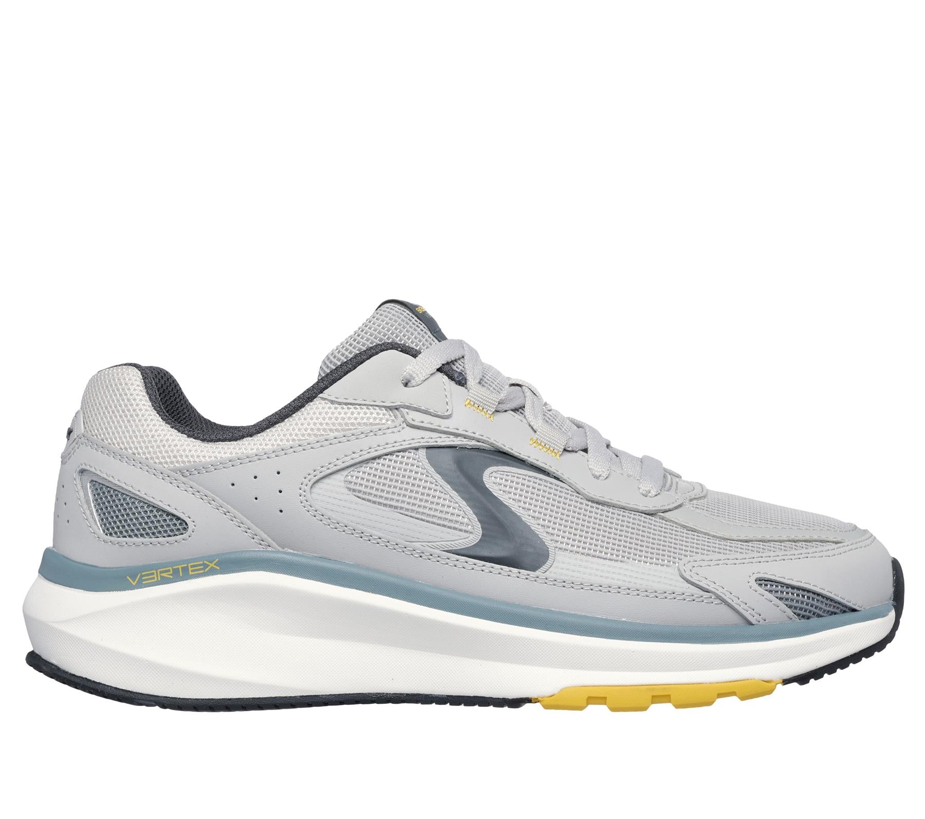 Skechers Lace Up Sneaker Shoe For Men Vertex Arke in Gray, 5.5-13
