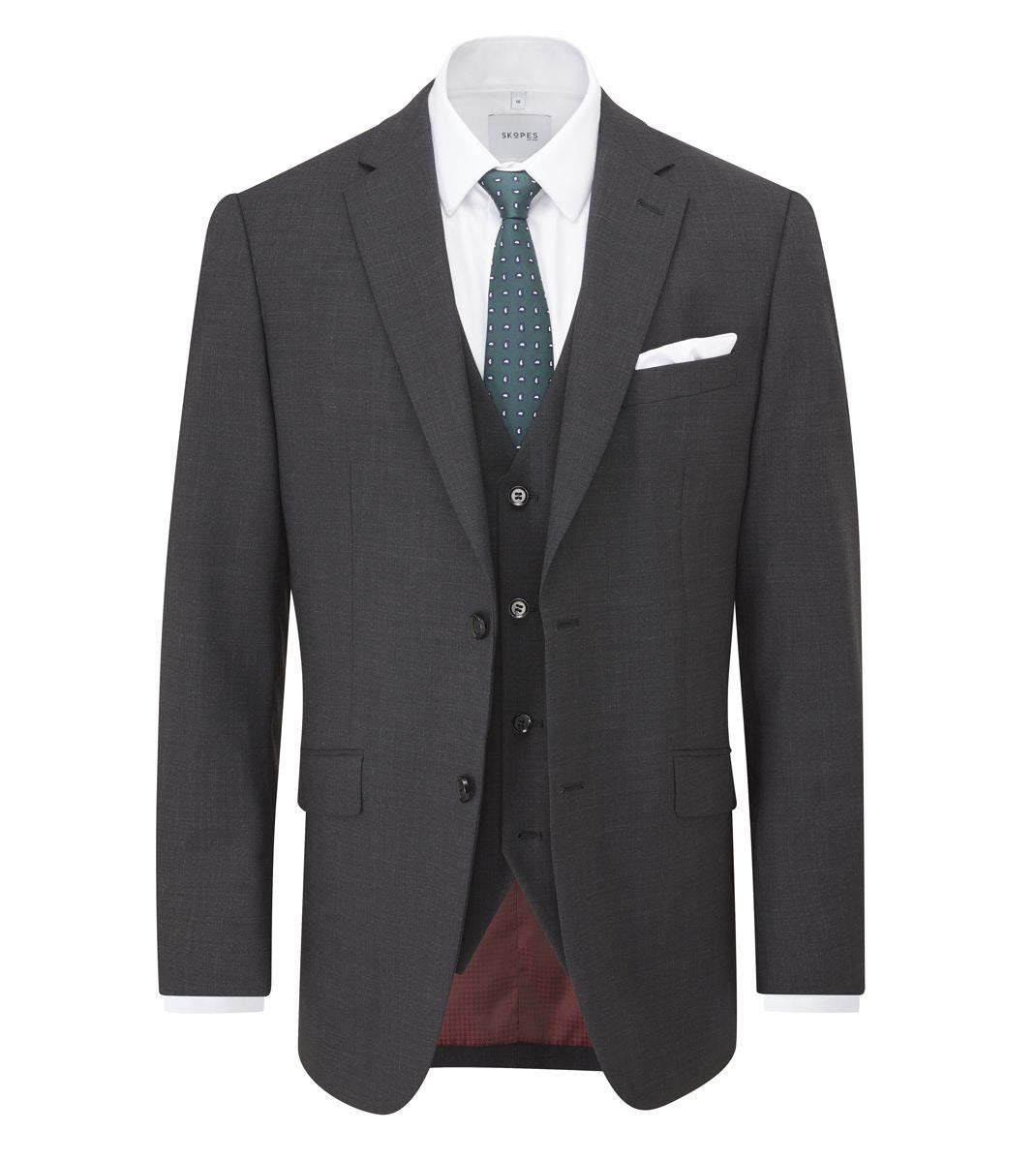 Skopes Men's Tailored Fit Darwin Jacket in Charcoal 36 to 52 Short to Long