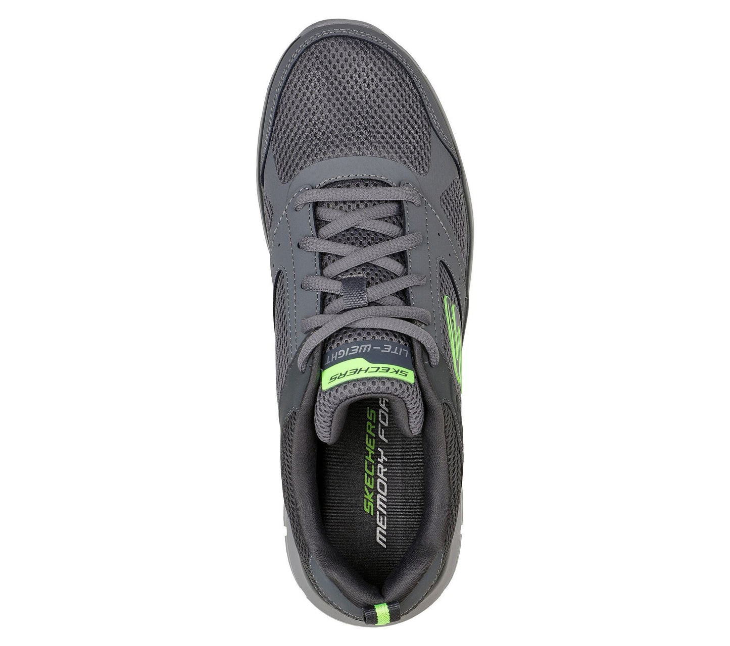 Skechers Men's Track - Syntac Sport Shoes in Charcoal, Sizes 10 to 12