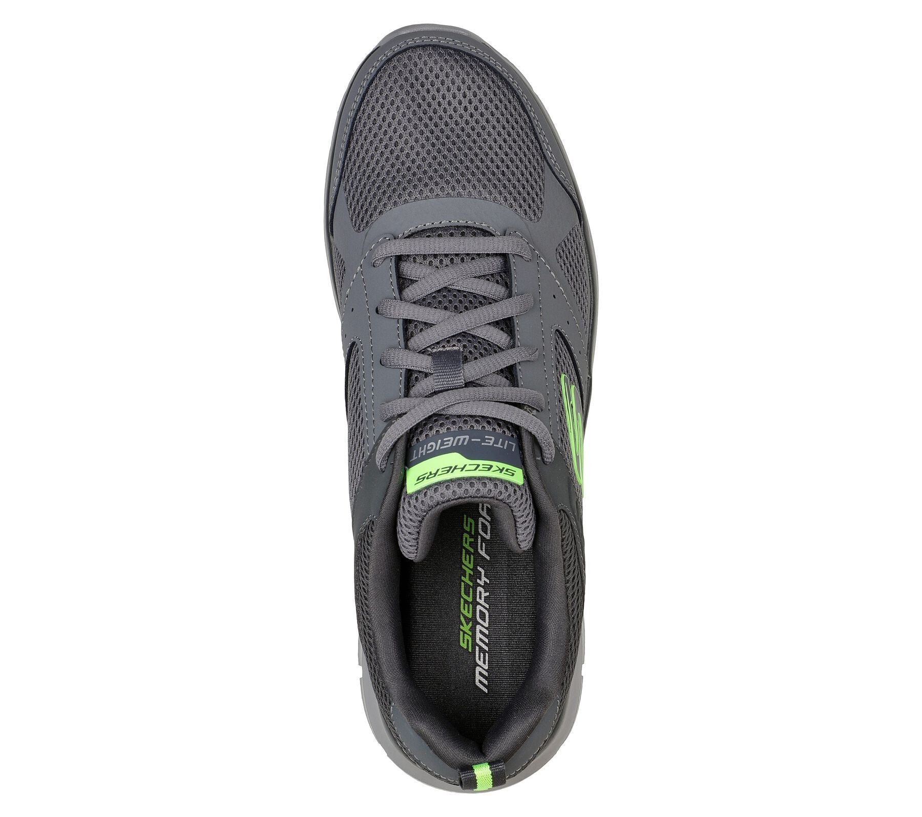 Skechers Men's Track - Syntac Sport Shoes in Charcoal, Sizes 10 to 12