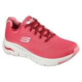 Skechers Arch Fit Sunny Outlook Sports Shoe Ladies Sports in Pink