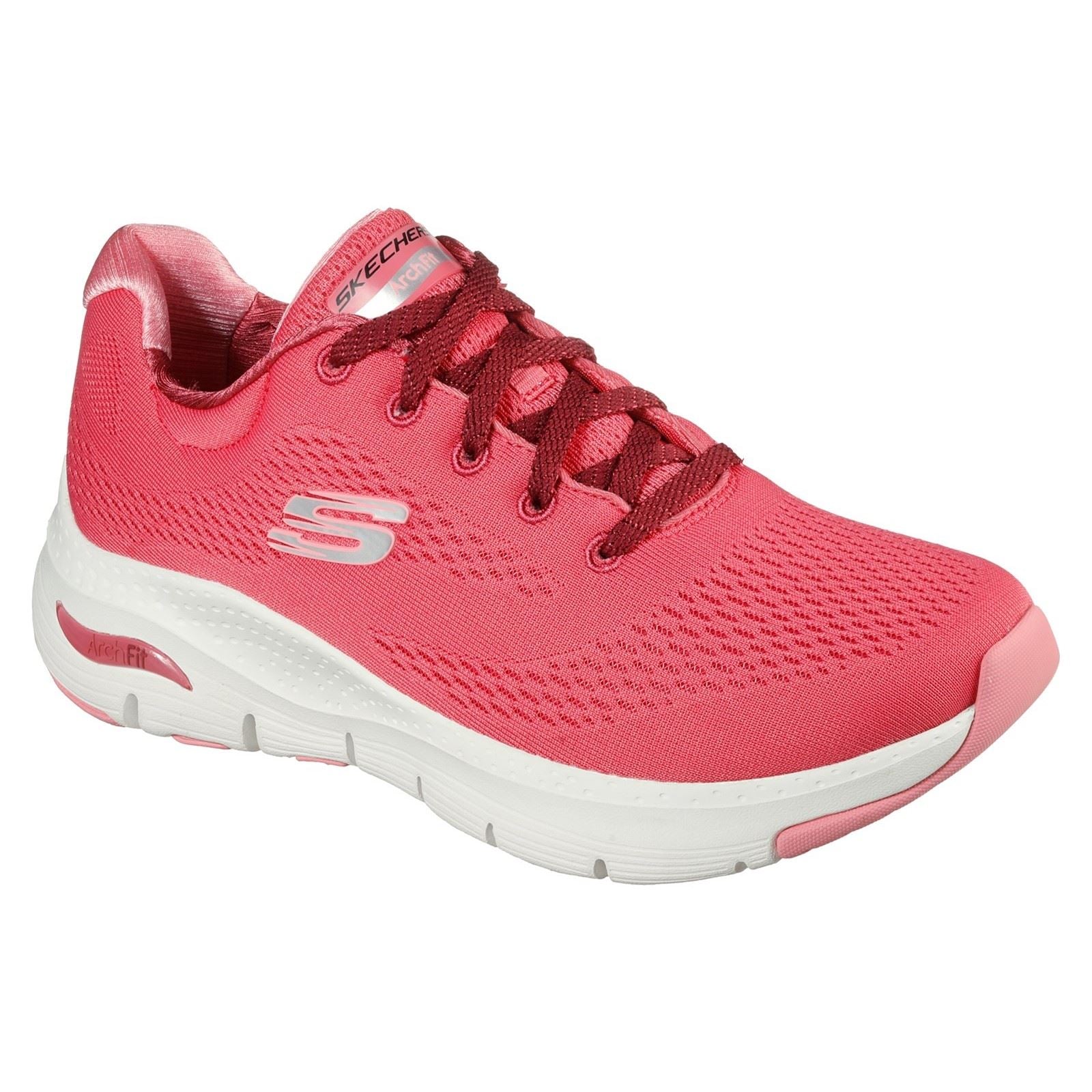 Skechers Arch Fit Sunny Outlook Sports Shoe Ladies Sports in Pink