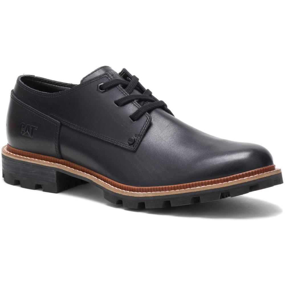 CAT Mens Wide Fit Water Proof Sleek Full Grain Robust Leather Shoes (51st Street)