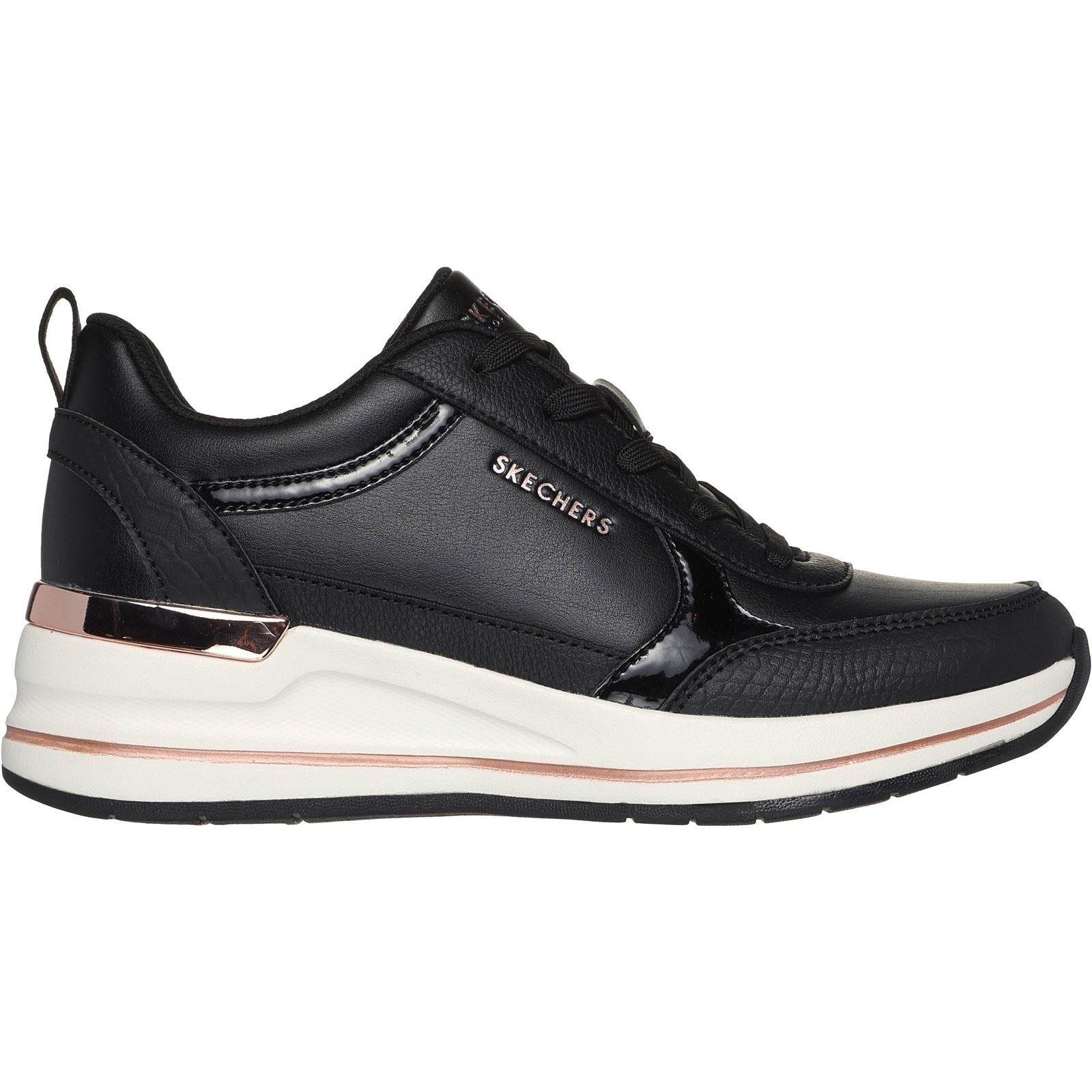 Skechers Women Trainers - Billion 2 Fine Shine in 2 Colours, 3-8 - GAR177345