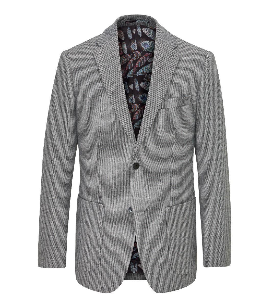 Skopes Men's Hastings Tailored Fit Puppytooth Jacket Blazer Size 50 - 62
