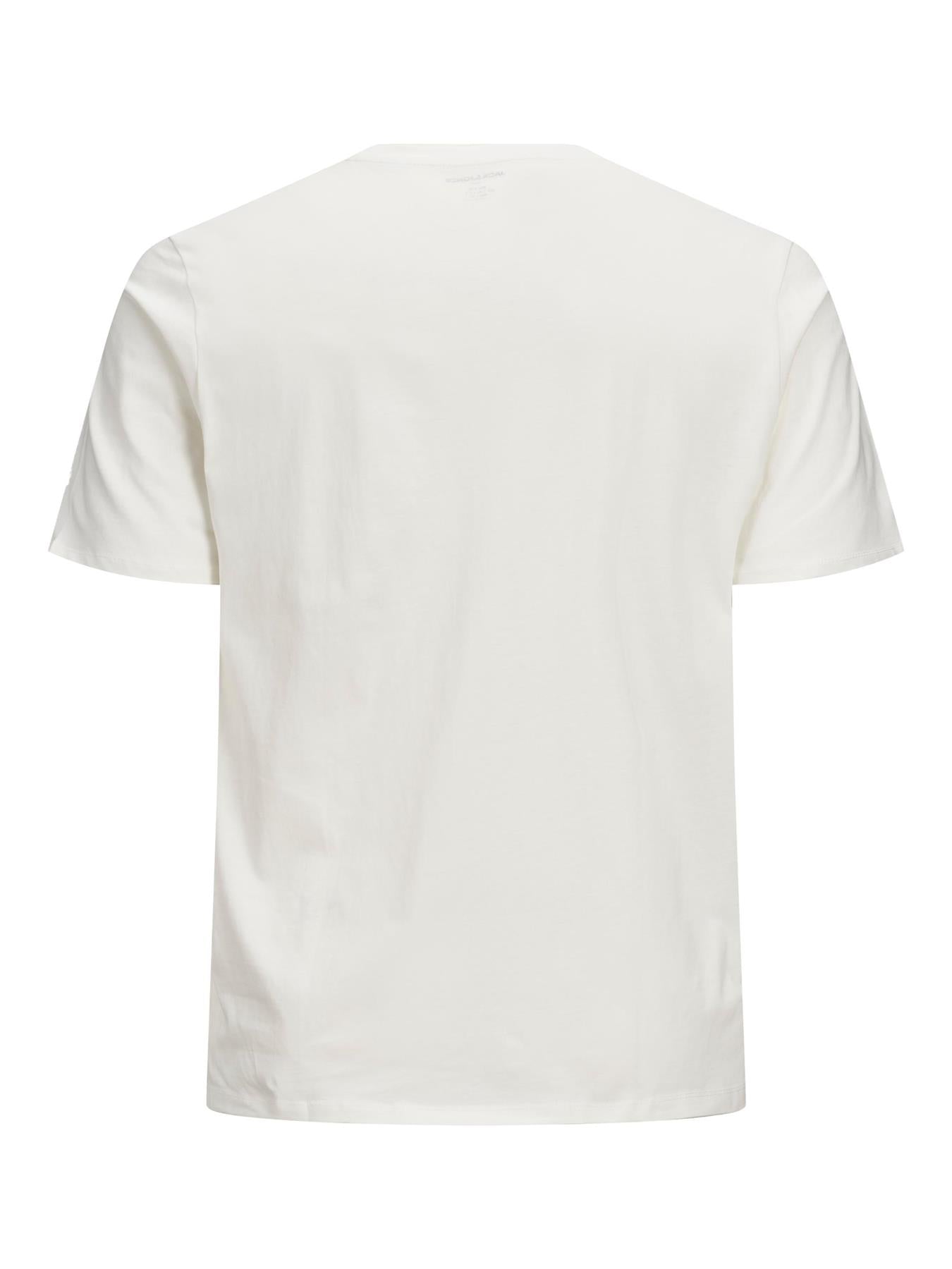 Jack & Jones Mens Plus Logo Printed Tee