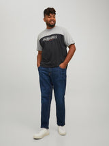 Jack & Jones Men's Plus Size Short Sleeved T-Shirt, 1XL to 6XL