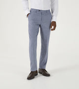 Skopes Tailored Fit Jodrell Suit Trouser For Men in Blue Marl, 30W-58W