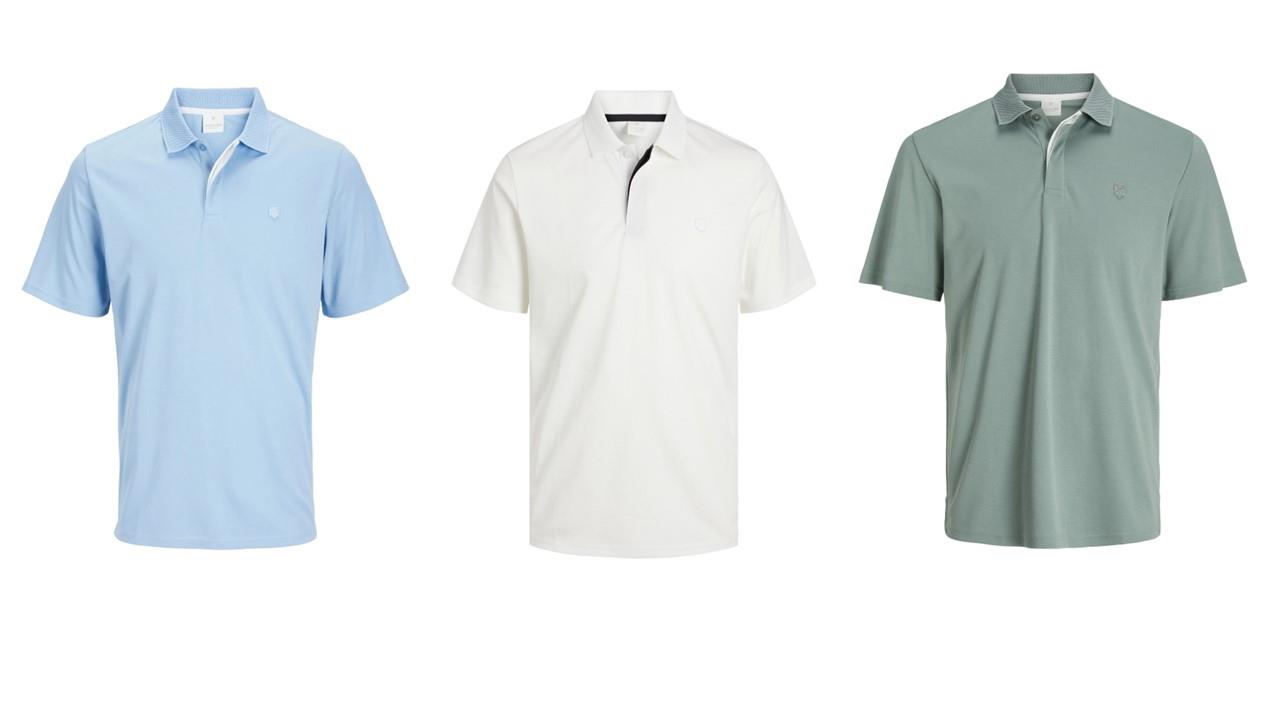 Jack & Jones JPRCCRODNEY Short Sleeve Polo for Mens in 3 Colours, 1XL-6XL