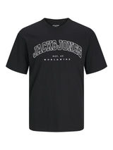 Jack & Jones Men's Big Size Jjecaleb Varsity Crew Neck T-Shirt 2 Colours, 2XL to 6XL