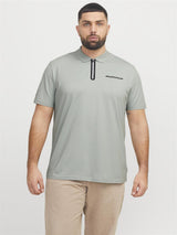 Jack & Jones Short Sleeves Polo Shirt For Men (JCOFUSION PIQUE) in 3 Colours, 4XL-7XL