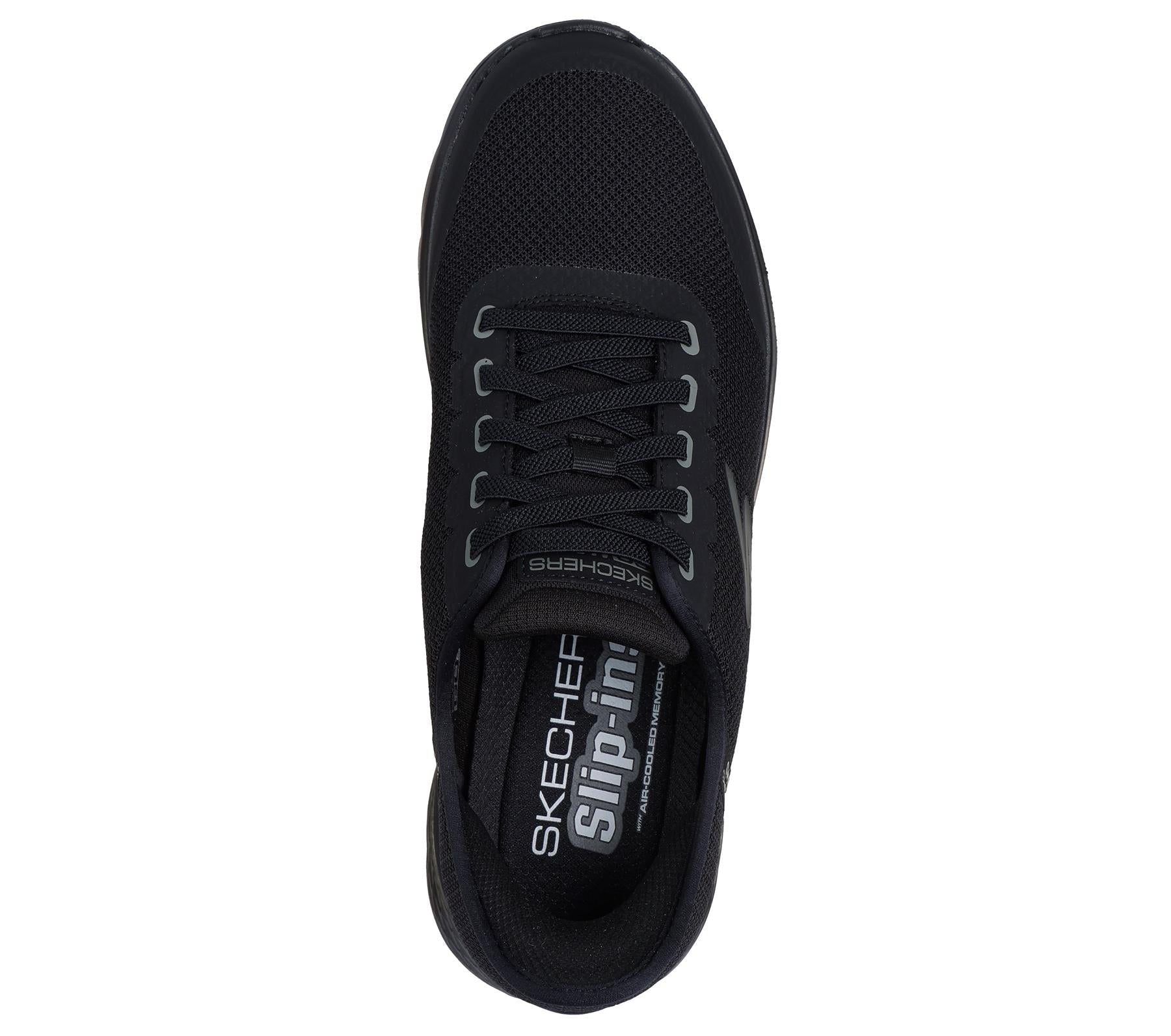Skechers Slip On Shoe For Men Go Walk Flex Netro Slip-Ins in Black, 6-15
