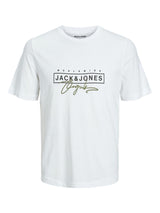 Jack & Jones (12239617) Men's JORSPLASH Branding T-Shirt in 3 Color Options 1XL to 6XL