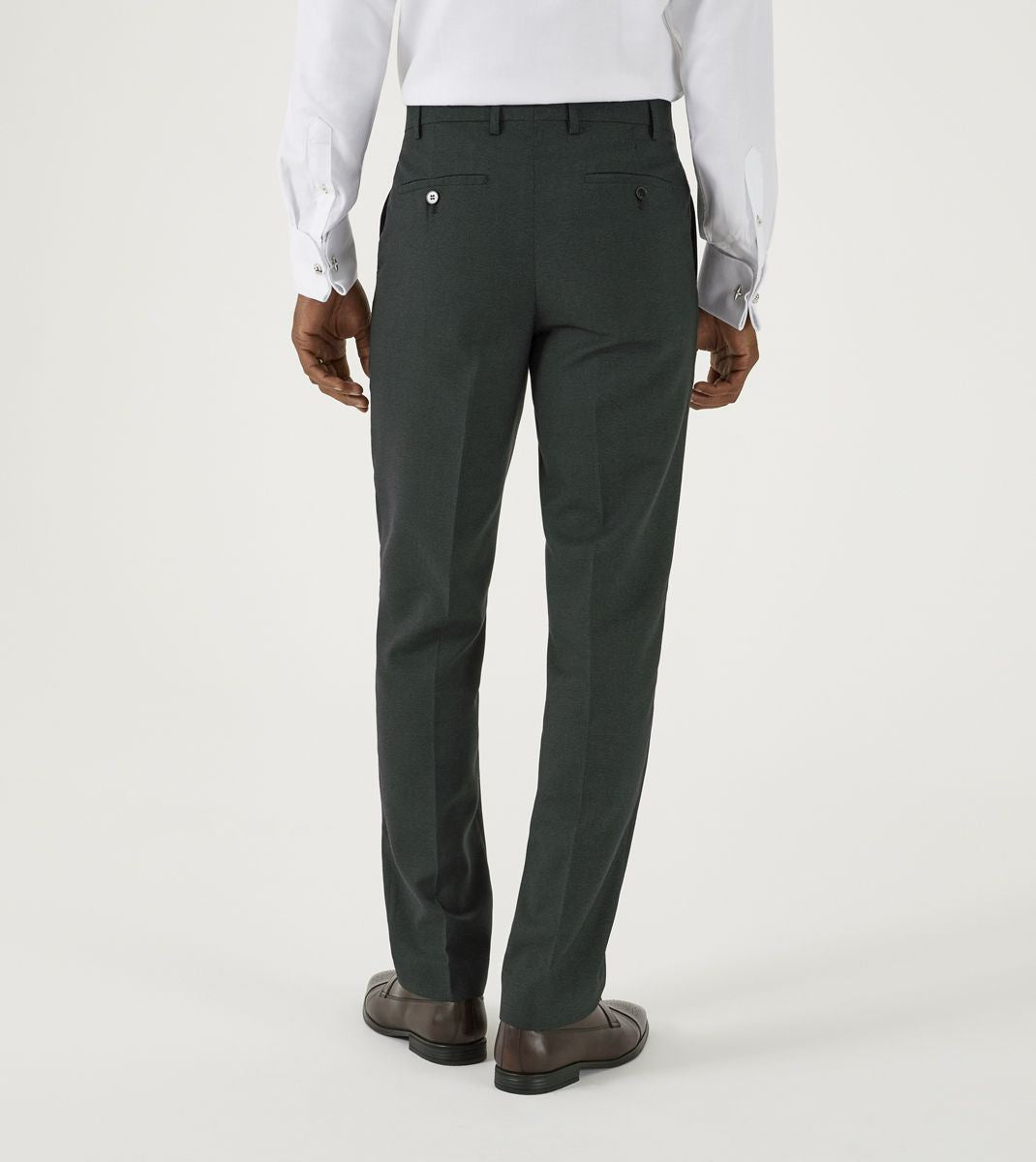 Skopes Harcourt Suit Trouser For Men's in Green, 28W to 46W
