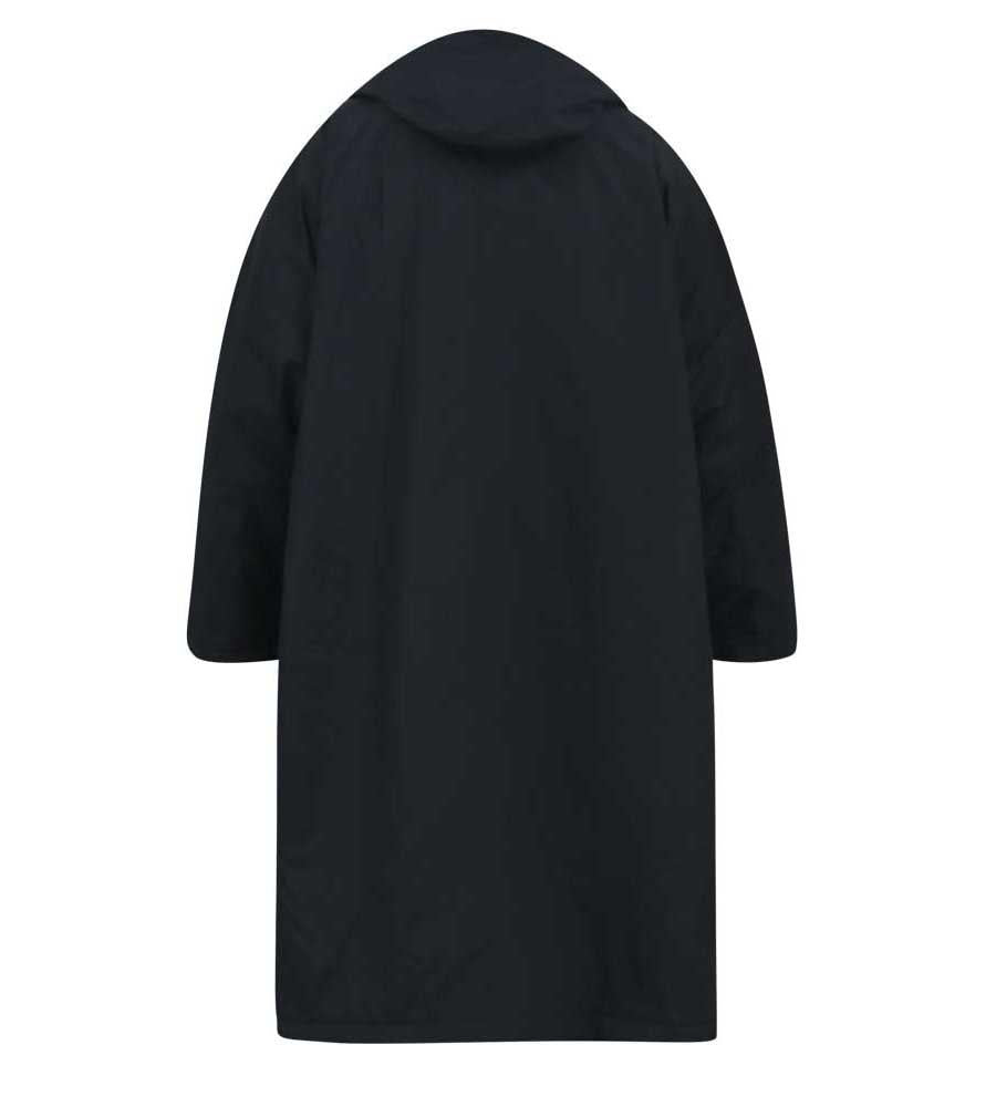 D555 WEBBER Sherpa Lined Showerproof Changing Robe For Men in Black, 2XL-6XL