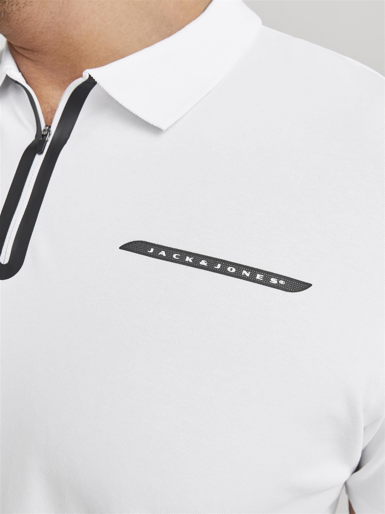 Jack & Jones Short Sleeves Polo Shirt For Men (JCOFUSION PIQUE) in 3 Colours, 4XL-7XL