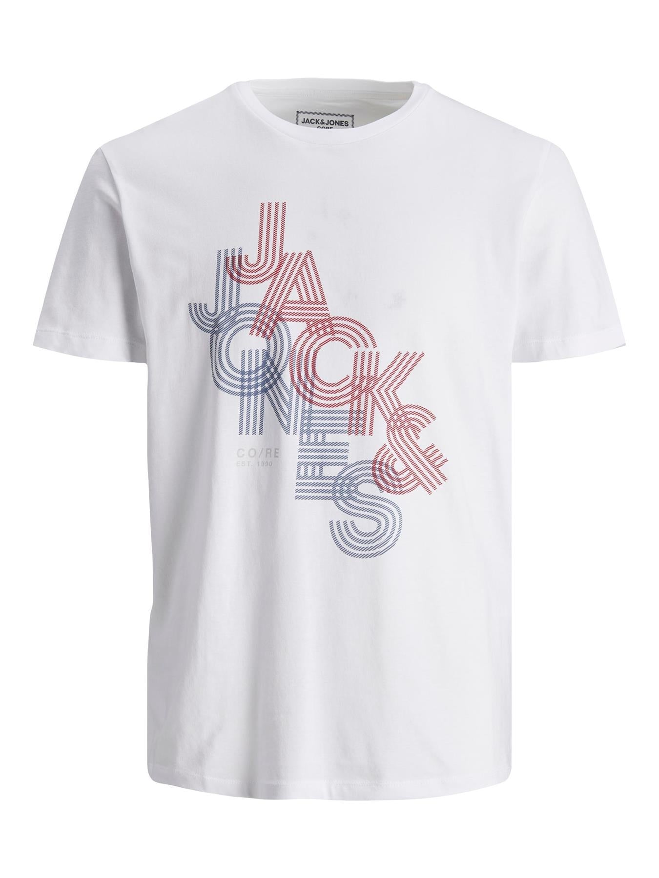 Jack & Jones Co Power Ss Male Crew Neck Tee in 1XL-6XL