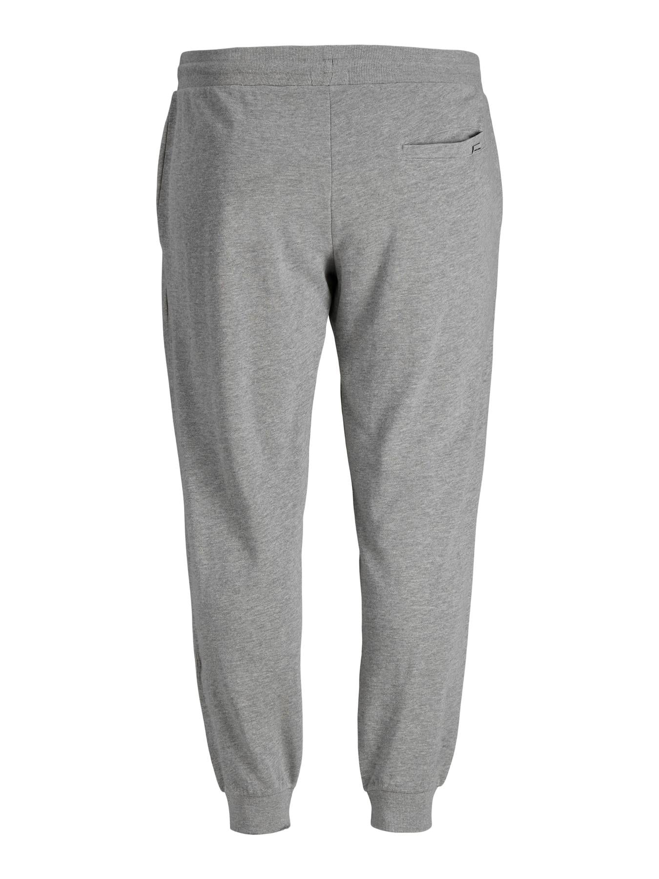 Jack & Jones Plus Size Men's Gordon Shark Sweat Pant With Ribbed Cuffs And Logo in 40-54, 3 Colours