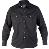 Duke Western Style Long Sleeve Denim Shirt in Size Small to XXL  2 Colours
