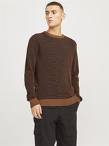 Jack & Jones Knit Crew Neck With Long Sleeves For Men (JJEGLOBE) in 6 Colours, L-XL