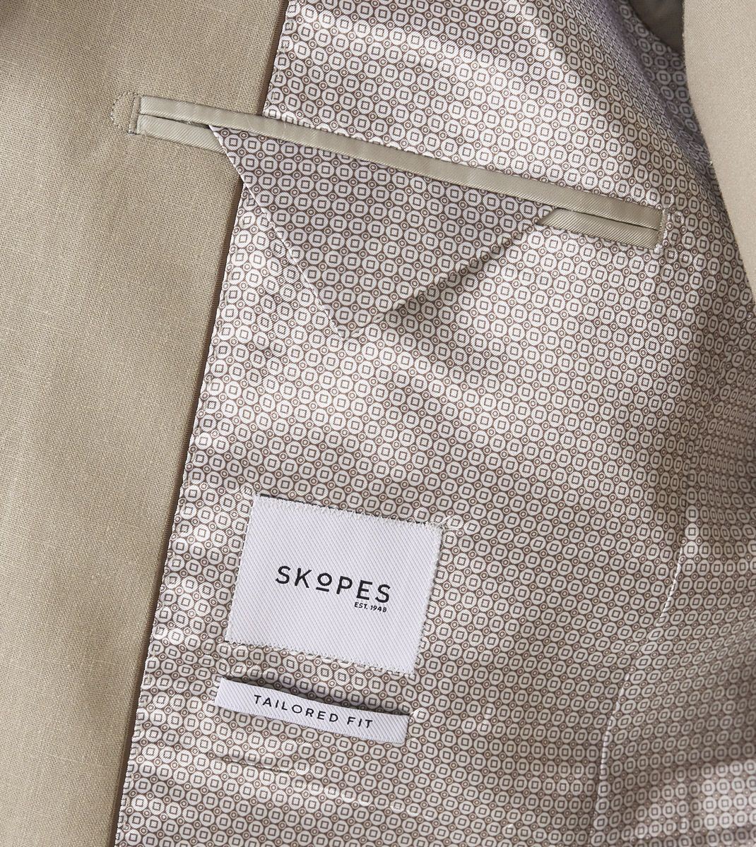Skopes Tuscany Jacket For Mens MM30058 in Stone, 52R to 62L