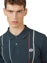 Ben Sherman Men's Plus Size Vertical Stripe Polo 2XL to 5XL