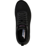 Skechers (GAR117209W) Women's Bob Squad Chaos Face Off Wide Trainer in Black 4 to 8