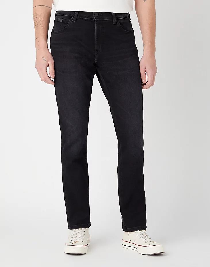 Wrangler Men Texas Slim Fit Medium Stretch Jeans In Black Waist Size 38 To 44